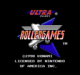 Rollergames Title Screen