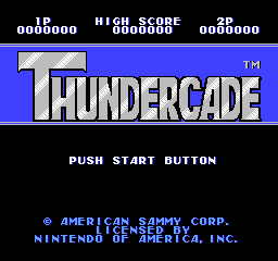 Thundercade Title Screen