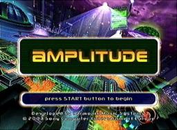 Amplitude Title Screen