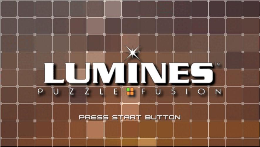 Lumines Title Screen