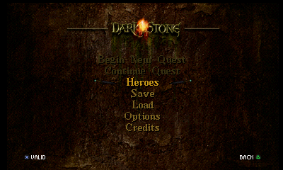 Darkstone Title Screen