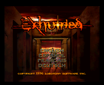 Exhumed Title Screen