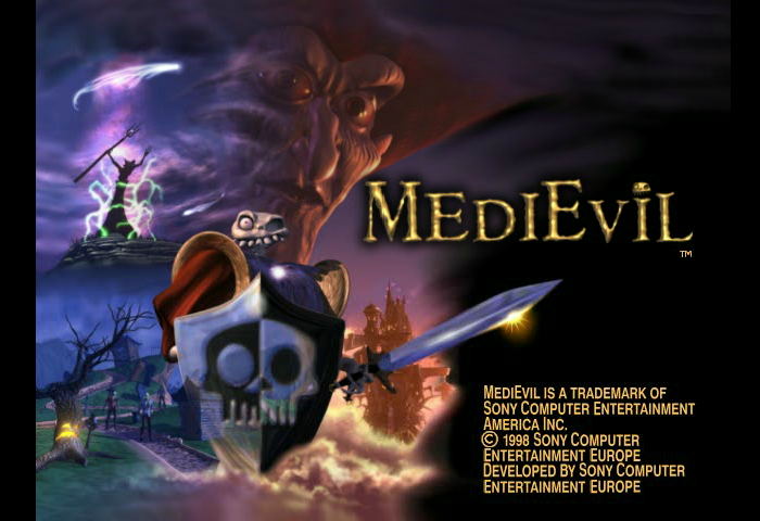 MediEvil Title Screen