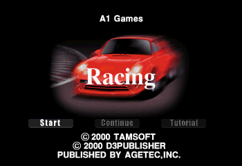 Racing Title Screen