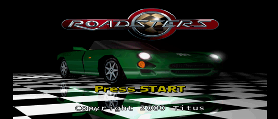 Roadsters Title Screen