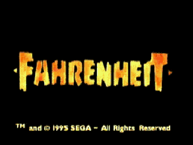 Fahrenheit Title Screen