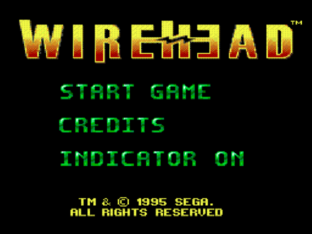Wirehead Title Screen