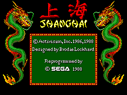 Shanghai Title Screen