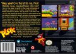 Plok! Box Art Back