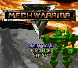 Mechwarrior Title Screen