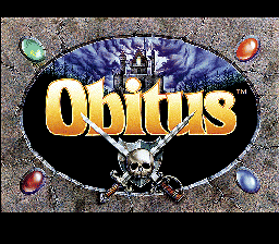 Obitus Title Screen