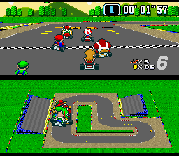 super mario kart snes online