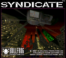 Syndicate Title Screen