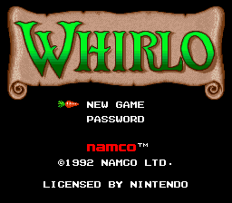 Whirlo Title Screen