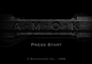 Amok Title Screen