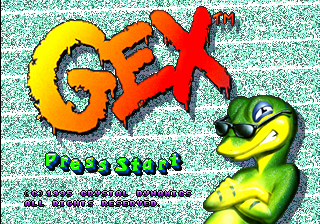 Gex Title Screen