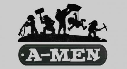 A-men Title Screen