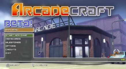 Arcadecraft Title Screen
