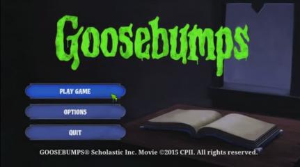 Goosebumps Title Screen