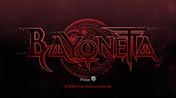 Bayonetta Title Screen