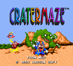 Cratermaze Title Screen