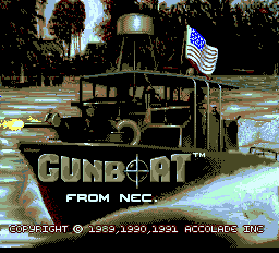 Gunboat Title Screen