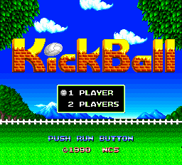 KickBall Title Screen