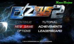 ExZeus2 Title Screen