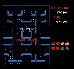 Pac-Man (Tengen) - - User Screenshot
