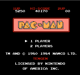 Pac-Man (Tengen) - Not that bad... - User Screenshot
