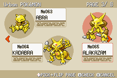 Abra Evolution Chart Emerald