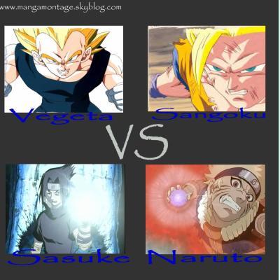 Naruto Sasuke on Naruto Y Goku Vs Sasuke Y Vegeta