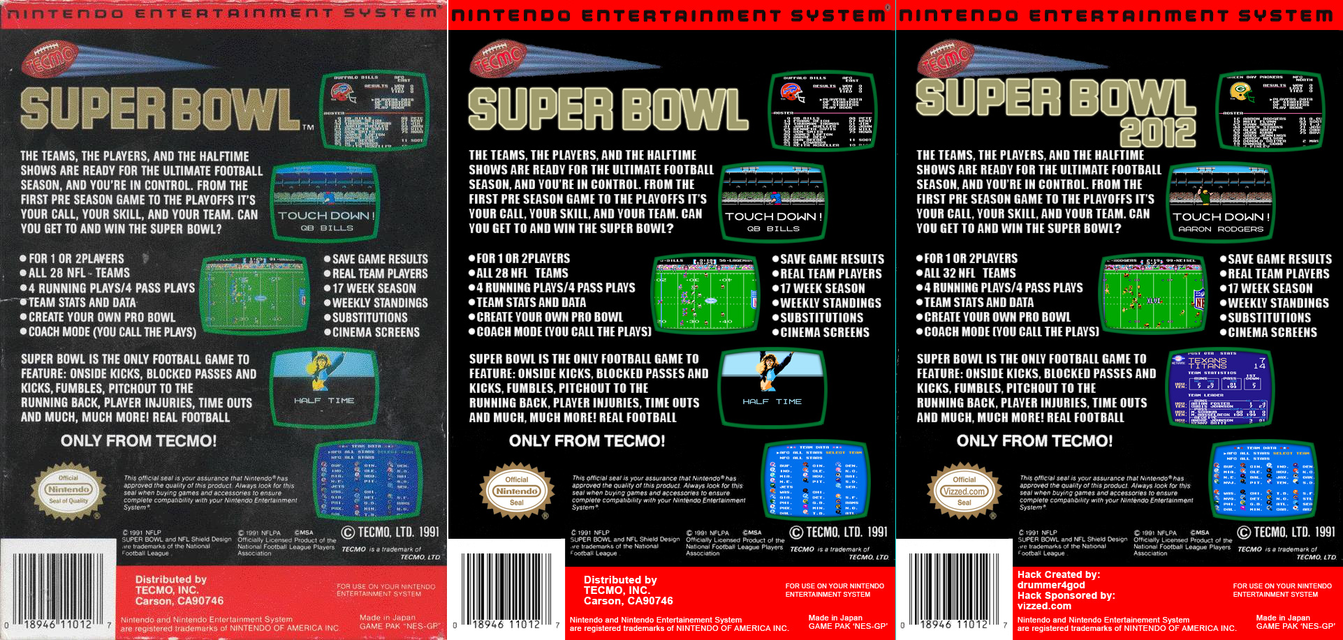 Tecmo Super Bowl Boxart Restoration Project - Nintendo NES, Game Discussion 
