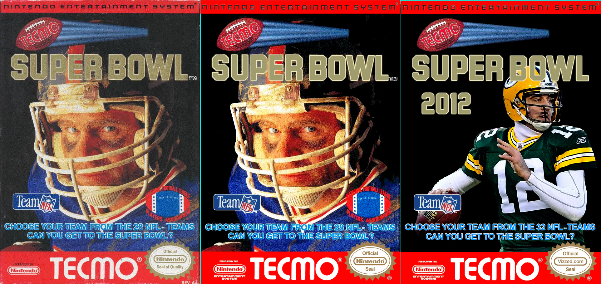 Tecmo Super Bowl Boxart Restoration Project - Nintendo NES, Game Discussion 
