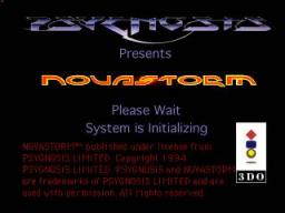 Novastorm Title Screen