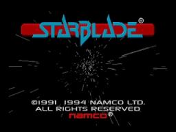 Starblade Title Screen