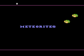 Meteorites Title Screen
