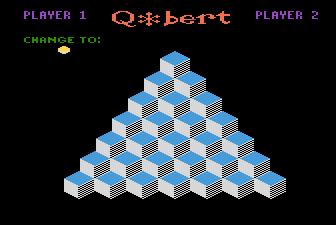 Q-bert Title Screen