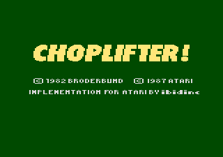 Play <b>Choplifter</b> Online