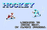 Hockey Title Screen
