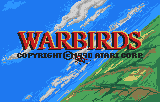 Warbirds Title Screen