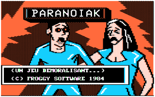 Paranoiak Title Screen