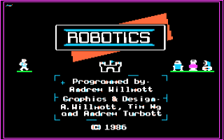 Robotics Title Screen