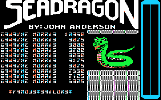 Seadragon Title Screen