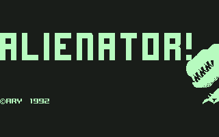 Alienator Title Screen