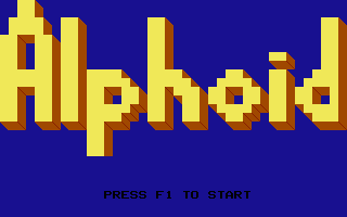Alphoid Title Screen