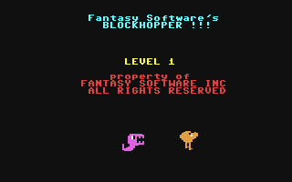 Blockhopper Title Screen