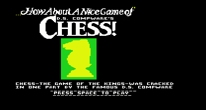 CHESS Title Screen