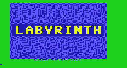 Labyrinth Title Screen