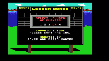 Leaderboard Title Screen